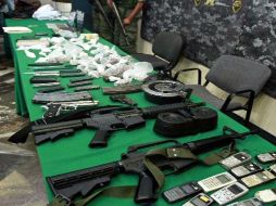 En la Cuesta de San Diego, la Décimo Quinta Zona Militar dio un golpe al crimen organizado, decomisando armas y droga. ARCHIVO  /