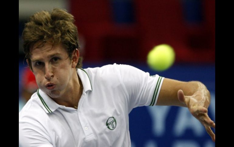 El tenista ruso Igor Andreev durante el torneo de Kuala Lumpur. AP  /