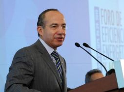 Calderón dijo que se han generado 80 mil nuevos empleos. NTX  /