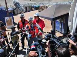 El jefe de las operaciones de rescate de los trabajadores atrapados, Andre Sougarret, en San José. AFP  /