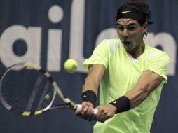 Rafael Nadal durante su enfrentamiento ante Ruben Bemelmans en su primer partido del torneo. EFE  /