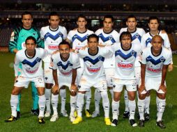 Jugadores de Monterrey durante el juego de la Liga de Campeones CONCACAF. MEXSPORT  /