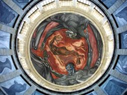 Explicaron que el mural presentaba fisuras y deterioro en la pintura. ARCHIVO  /