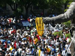 Imagen de la megamarcha, llevada a cabo el pasado día 29 de octubre. E. BARRERA  /