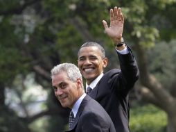 Obama y Emanuel trabajaban juntos desde el año 2009. AP  /