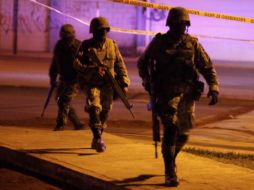 Elementos del Ejército estuvieron a cargo de la operación para dar con el laboratorio. REUTERS  /