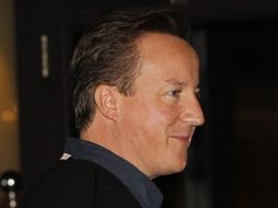 David Cameron, primer ministro británico, buscará acuerdos para disminuir el temor ante el programa de recortes sociales. AP  /