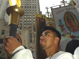 Durante el recorrido la Antorcha Guadalupana visitará nueve entidades mexicanas y 12 de la costa este de Estados Unidos. REUTERS  /