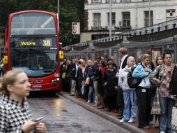 La ciudad de Londres fue desquiciada por la segunda huelga en menos de un mes de trabajadores del metro. AP  /