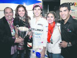 La familia estuvo reunida en el Gran Premio de Mónaco. MEXSPORT  /