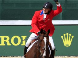 El estadounidense Mario Deslauriers monta a “Urico”. REUTERS  /