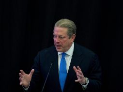 Al Gore participó en el encuentro World Business Forum donde invitó a practicar el 'capitalismo sostenible'. EFE  /