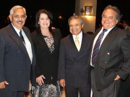 José Luis Aguirre, Martha Cuesta, José Luis Montero y Raúl Ruvalcaba.  /