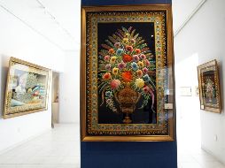 La obra es uno de los bordados Zardozi, que integran la exposición titulada Luxury from India  /