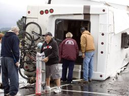 El Servicio Nacional de Meteorología de Estados Unidos, mantiene alerta por fuertes tormentas. AP  /