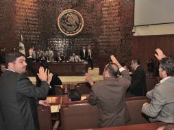 Imagen de archivo de diputados del Congreso del Estado en sesión. En general, las mismas suelen iniciar con horas de retraso. ARCHIVO  /