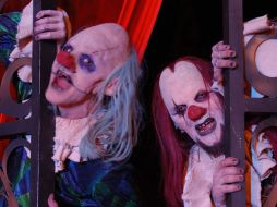 Espectáculo de teatro y cabaret con los más famosos personajes terroríficos de la historia. EFE  /