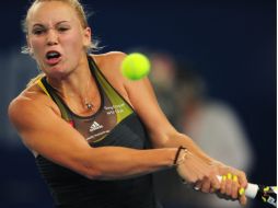La mejor tenista del mundo Wozniacki se enfrentará ante Shahar Peer en su sigueinte partido. AFP  /
