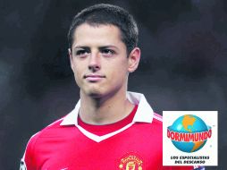 Javier Hernández le anotó al Valencia en la Champions League.GETTY IMAGES SPORT  /