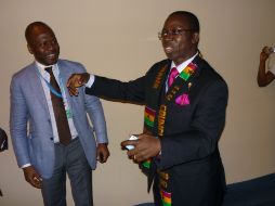 Brahima Sanou, Burkina Faso (derecha), se impuso en la tercera ronda de votaciones. S. MALDONADO  /