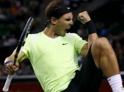 Al pasar a la final, Rafael Nadal es el favorito para triunfar en Tokio. EFE  /