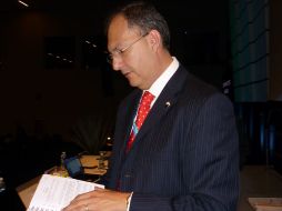 El representante mexicano de la UIT, Fernando Borjón Figueroa. S. MALDONADO  /