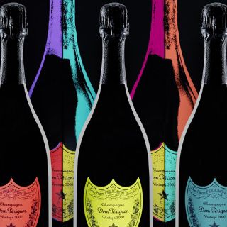 Homenajean a Andy Warhol con edición especial de champagne