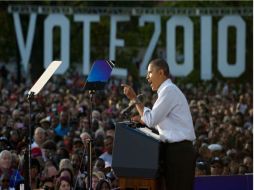 Obama intentó catapultar la participación de electores en Filadelfia. AFP  /
