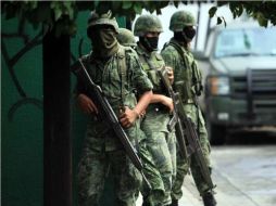 El enfrentamiento se registró entre personal militar y un grupo de personas armadas. ARCHIVO  /