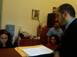 Gabriel Valencia demanda por por violaciones al derecho de acceso a la información. Z. RAMÍREZ  /