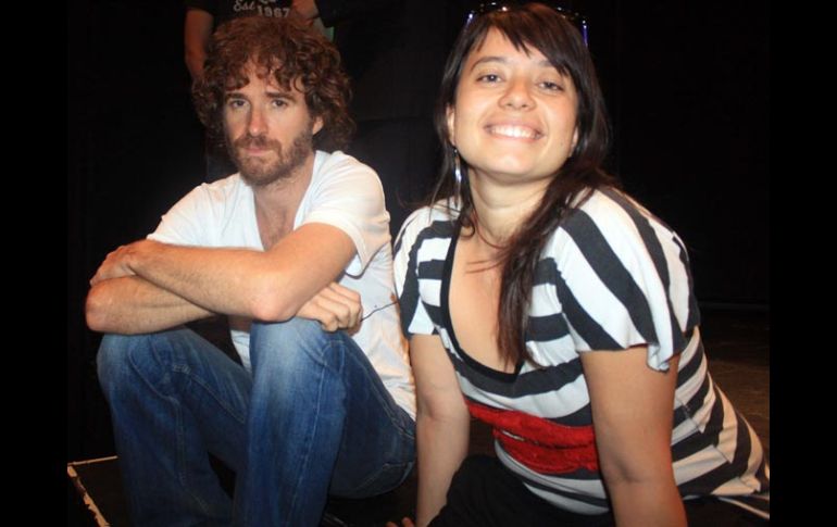 El coreógrafo español Germán Jáuregui y la bailarina Olga Gutiérrez. A. HINOJOSA  /