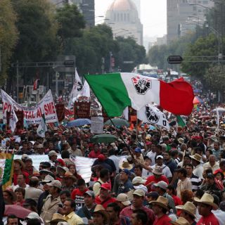 Manifestación del SME colapsa el tráfico en la capital