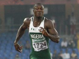 El atleta nigeriano Samuel Okon dio positivo en el antidoping. AP  /