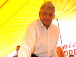 Andrés Manuel López Obrador, en su gira por municipios de la zona del Valle de Toluca. MTX  /