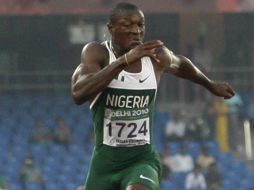 El atleta nigeriano Samuel Okon dio positivo en el antidoping este viernes pasado. AP  /