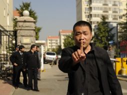 Liu Xia, esposa del Premio Nobel de la Paz, Liu Xiaobo denuncia que se enceuntra en arresto domiciliario. AFP  /