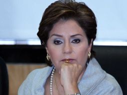 Patricia Espinosa responde a interrogantes de los diputados federales. NTX  /