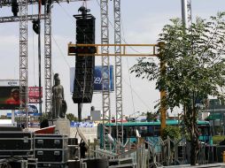 Hoy se restringirán totalmente los carriles de la Glorieta Minerva. E. PACHECO  /