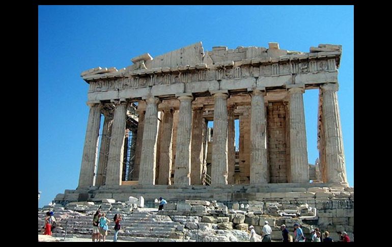 La Acrópolis es el principal atractivo turístico de Grecia. ESPECIAL  /