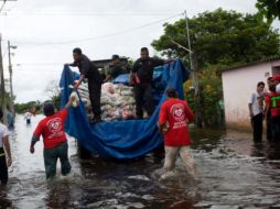 Tabasco y Veracruz son dos de las entidades más afectadas por el paso de huracanes. EFE  /
