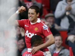 Hasta ahora, 'Chicharito' no había marcado goles en la liga local. AP  /