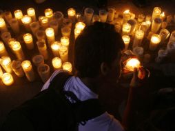 En la manifestación pacífica fue recordada la joven universitaria Lucila Quintanilla Ocañas, quien murió acribillada. REUTERS  /