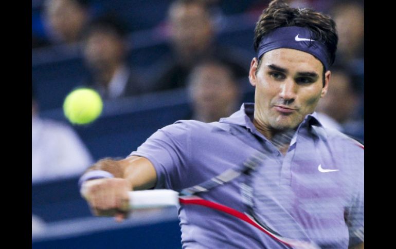 Sin complicaciones, Federer venció en las semifinales del Masters de Shangai. EFE  /
