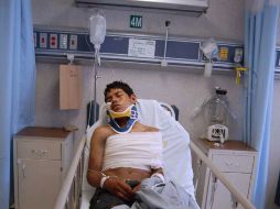 Foto de Luis Freddy Lala, quien sobrevivió a la matanza e informó a las autoridades de la suerte de otros migrantes. AFP  /