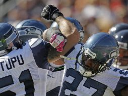 Los Halcones festejan su triunfo ante Chicago.AP  /