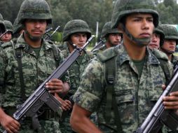 Militares trabajan actualmente en las Islas Malvinas. ARCHIVO  /