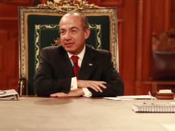 El Presidente Felipe Calderón mandó al Senado su iniciativa para modificar el fuero militar. NTX  /