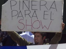 Trabajadores de la mina exigen mejores condiciones laborales. EFE  /