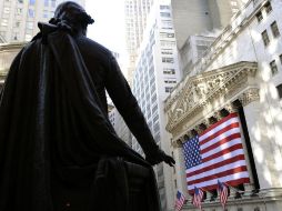 Una vista de Wall Street desde las escaleras del Federal Hall. AFP  /