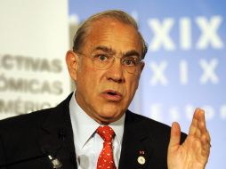 José Angel Gurría, secretario general de la OCDE, dijo que la inversión debe mantenerse siempre en la educación. ARCHIVO  /